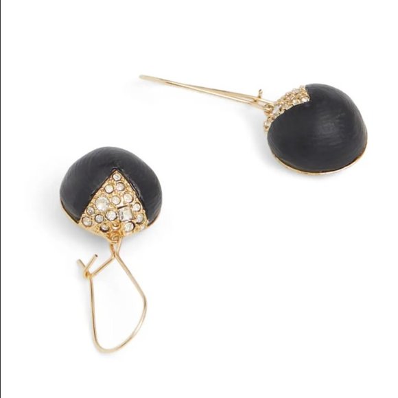 Alexis Bittar - Origami Inlay Dangling Sphere Earrings - O/S - Picture 2 of 7